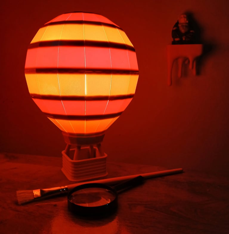 Baluminária vista frontal